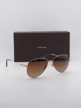 Tom Ford Porscha FT0993 32F Aviator Sunglasses - Gold / Brown